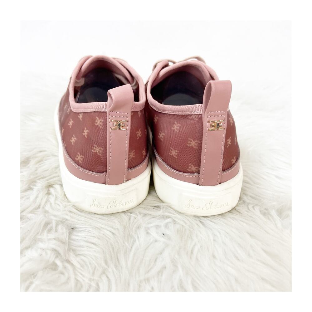 Sam Edelman Edelyn Size 8.5 Pink Women's Low Top Casual Mesh Comfort Sneaker - Picture 5 of 13